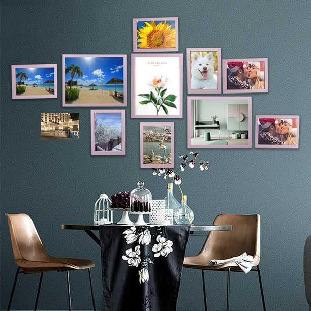 11Pcs Wall Hanging Photo Frame Set Wall Decoration Picture Valentine's Day 11Pcs Wall Hanging Photo Frame Set Wall Decoration Picture Valentine's Day